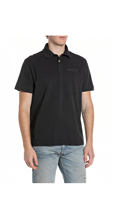 コットンピケポロシャツ